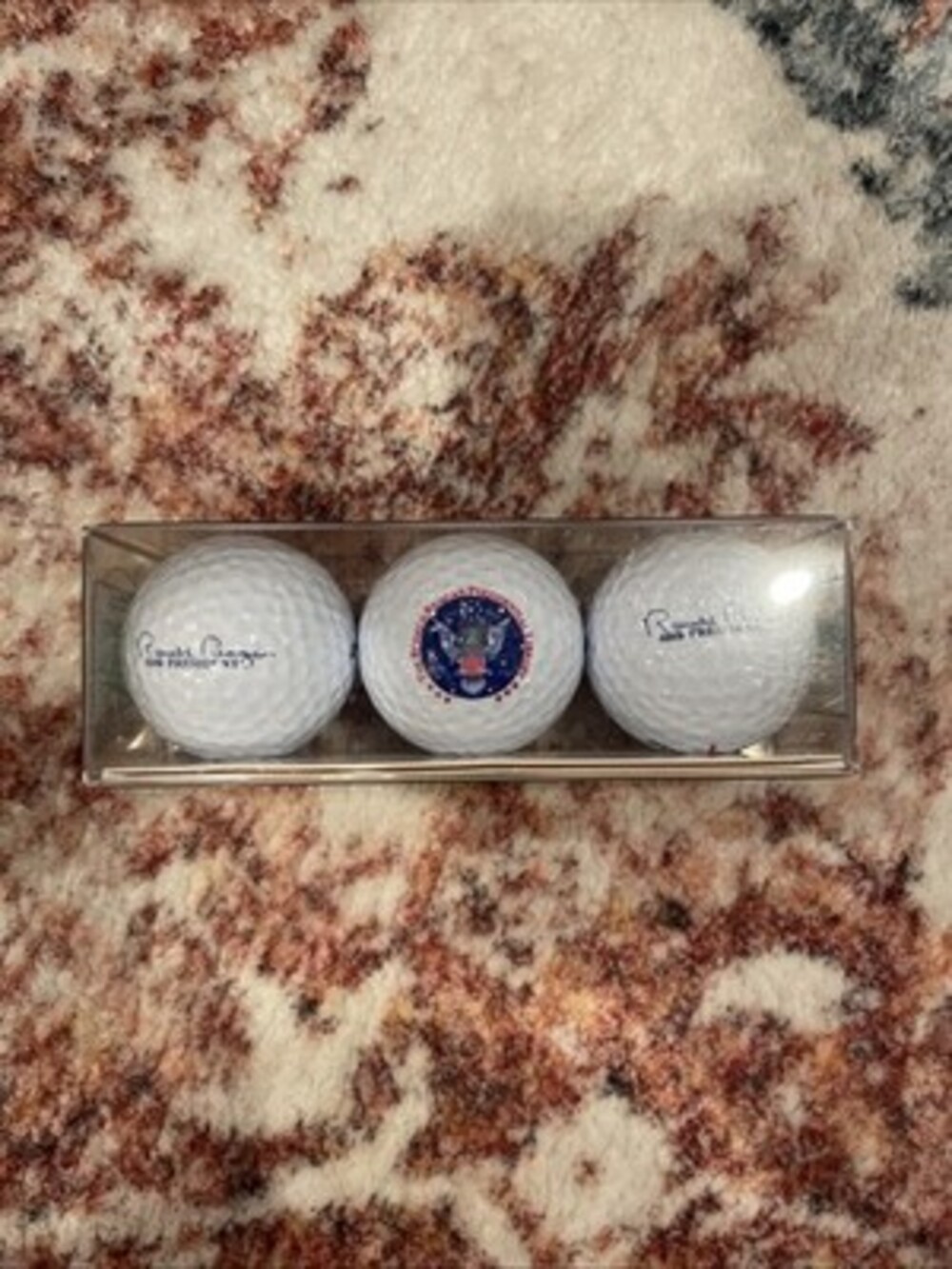 EnjoyLife Inc Special Occasion Golf Balls 2000 Ronald Reagan 3 Balls New in Box